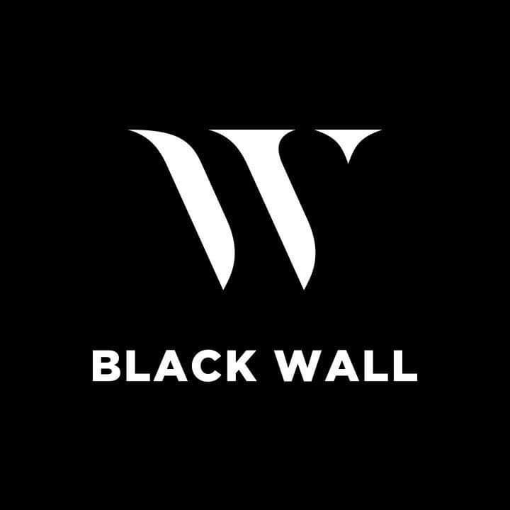 black wall